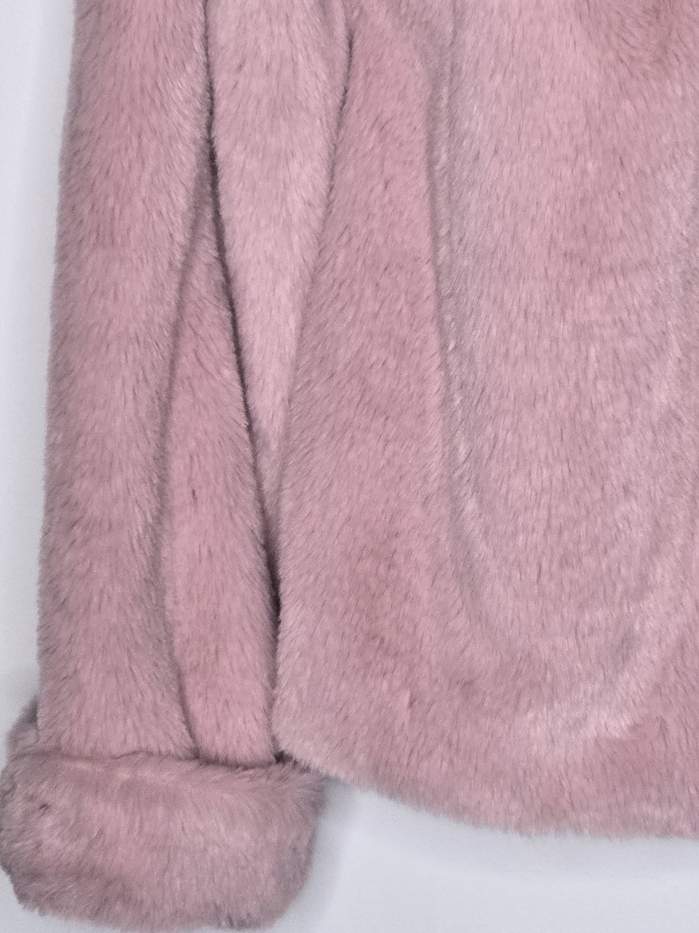 NWT! Messini Cozy Blush Pink Faux Fur Teddy Glam Barbiecore Plush Jacket Size M. - Picture 3 of 11